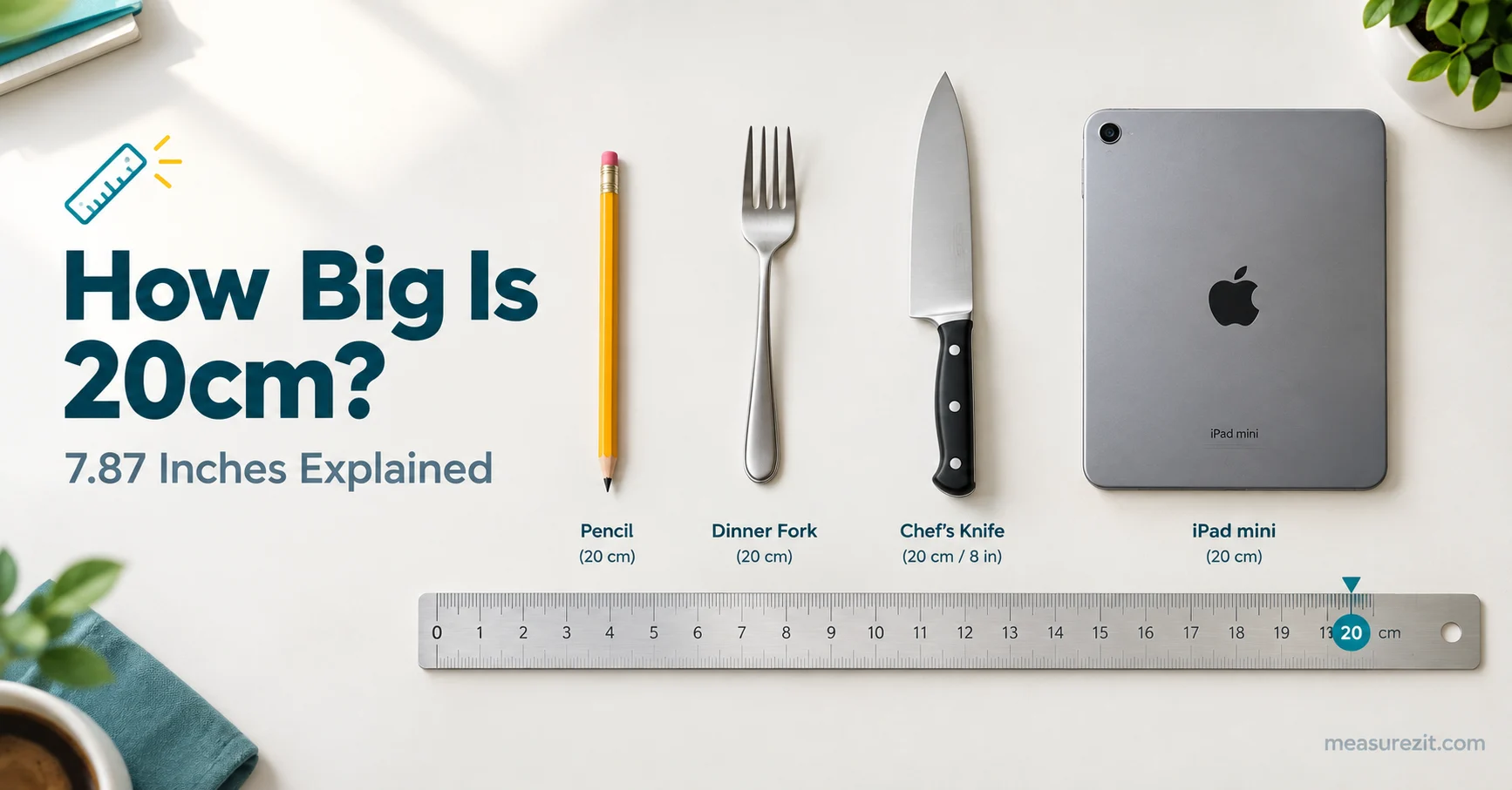 how big is 20cm