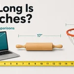 how long is 17 inches
