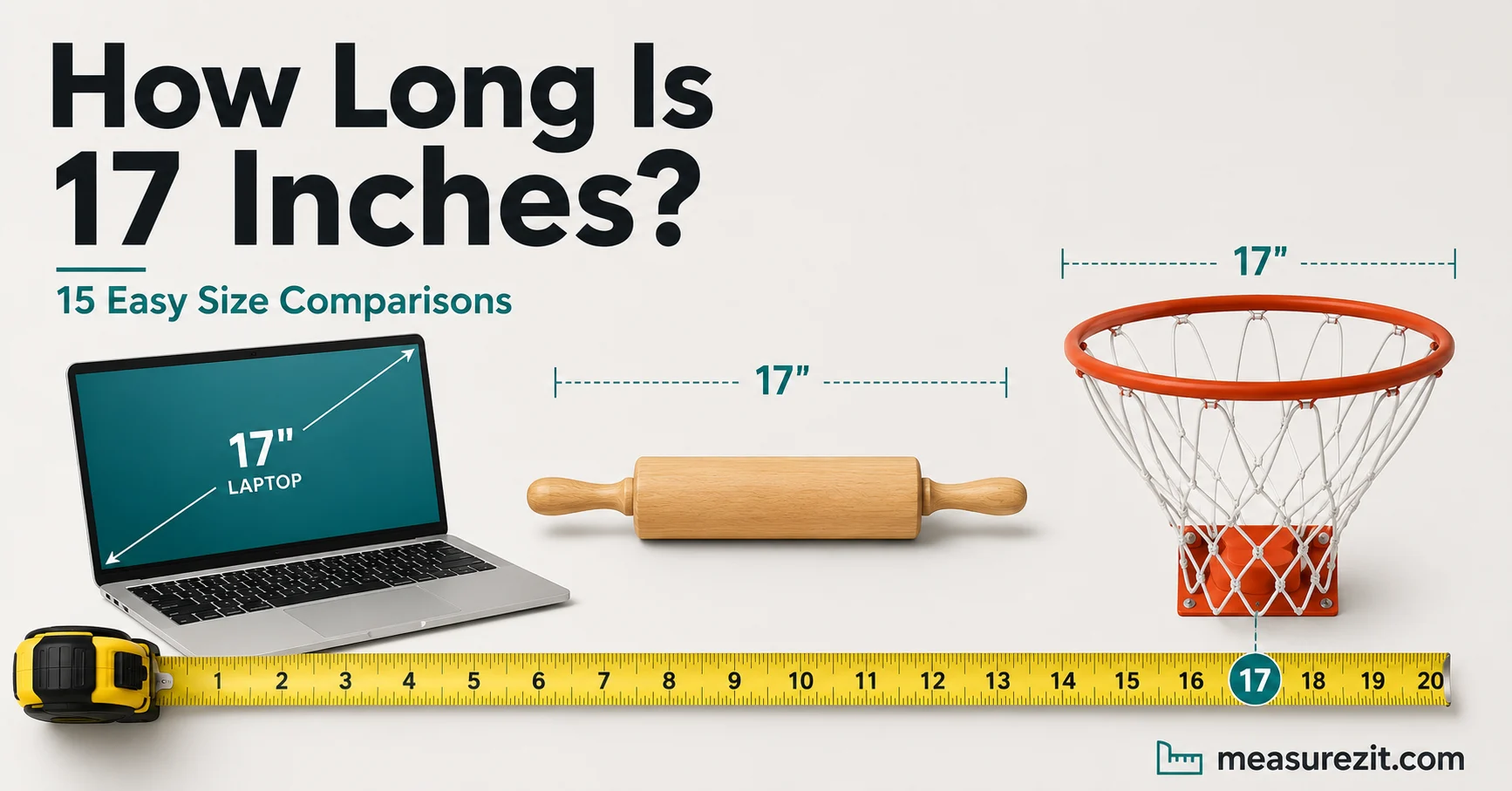 how long is 17 inches