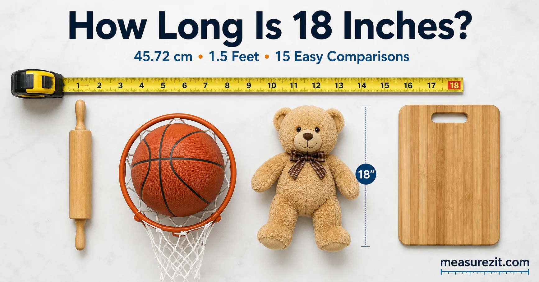 how long is 18 inches