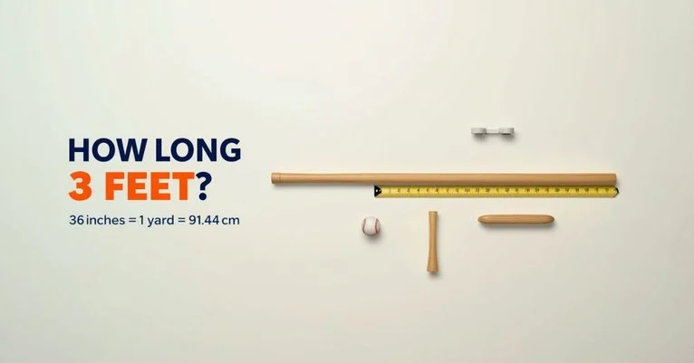 how long is 3 feet