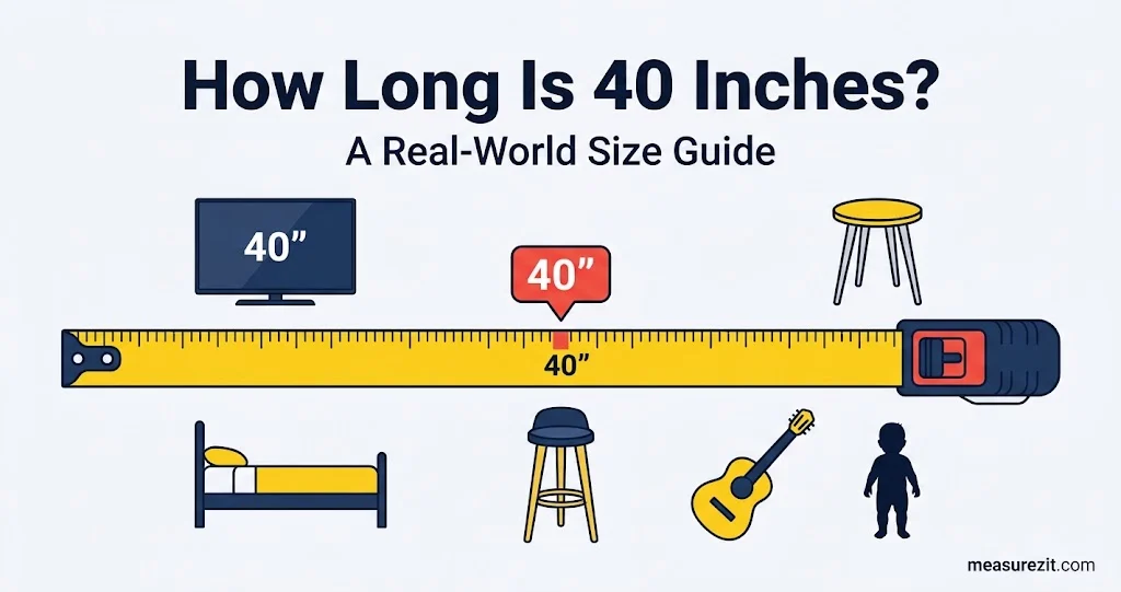 how long is 40 inches